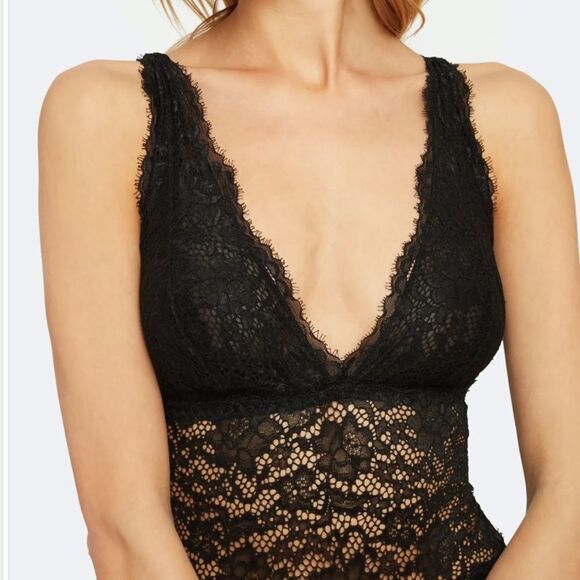 NWT Free People Cosabella Pret-A-Porter Teddy Black Small B-1351 - Picture 5 of 5